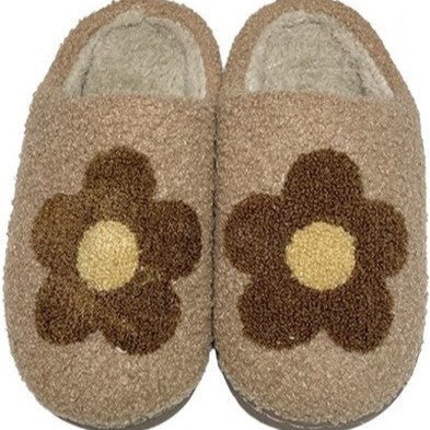 Floral Print Slippers