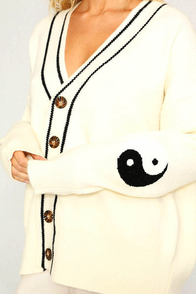 Varsity Novelty Cardigan - Miss Sparkling