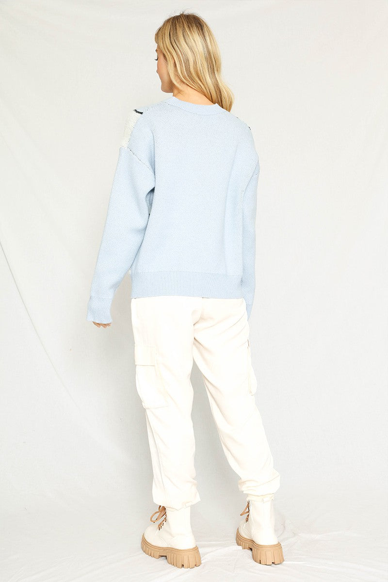 Swan Knit Sweater - Miss Sparkling