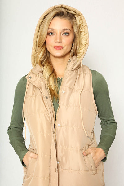 Long Puffer Vest