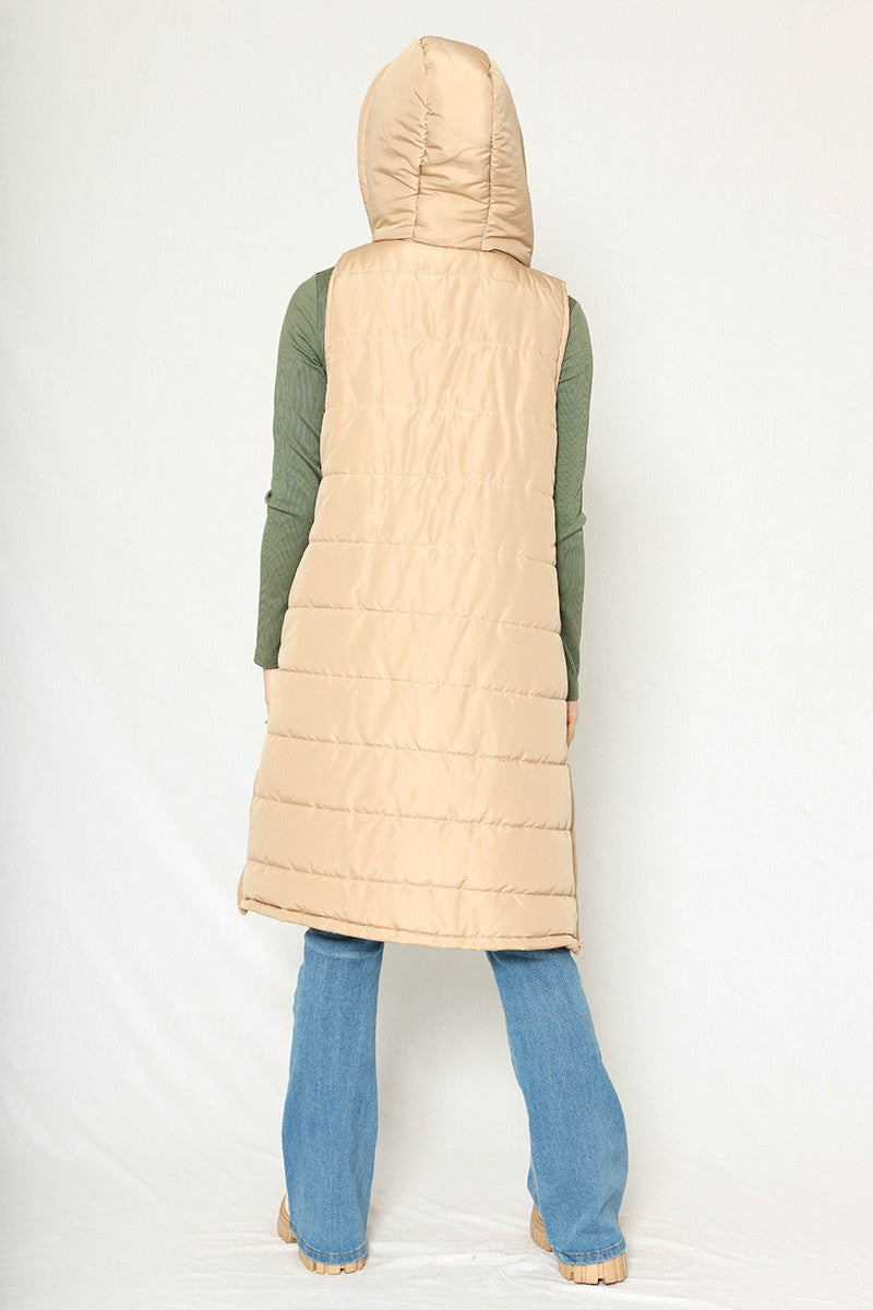 Long Puffer Vest