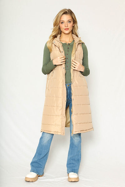 Long Puffer Vest