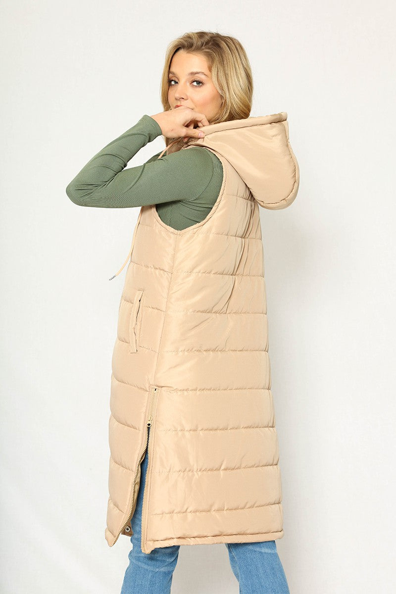 Long Puffer Vest