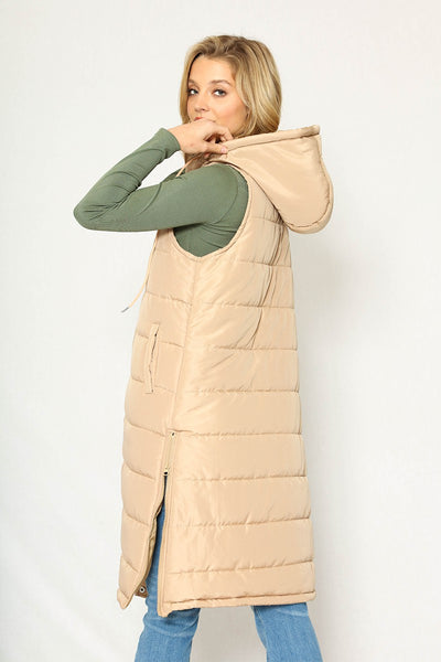 Long Puffer Vest