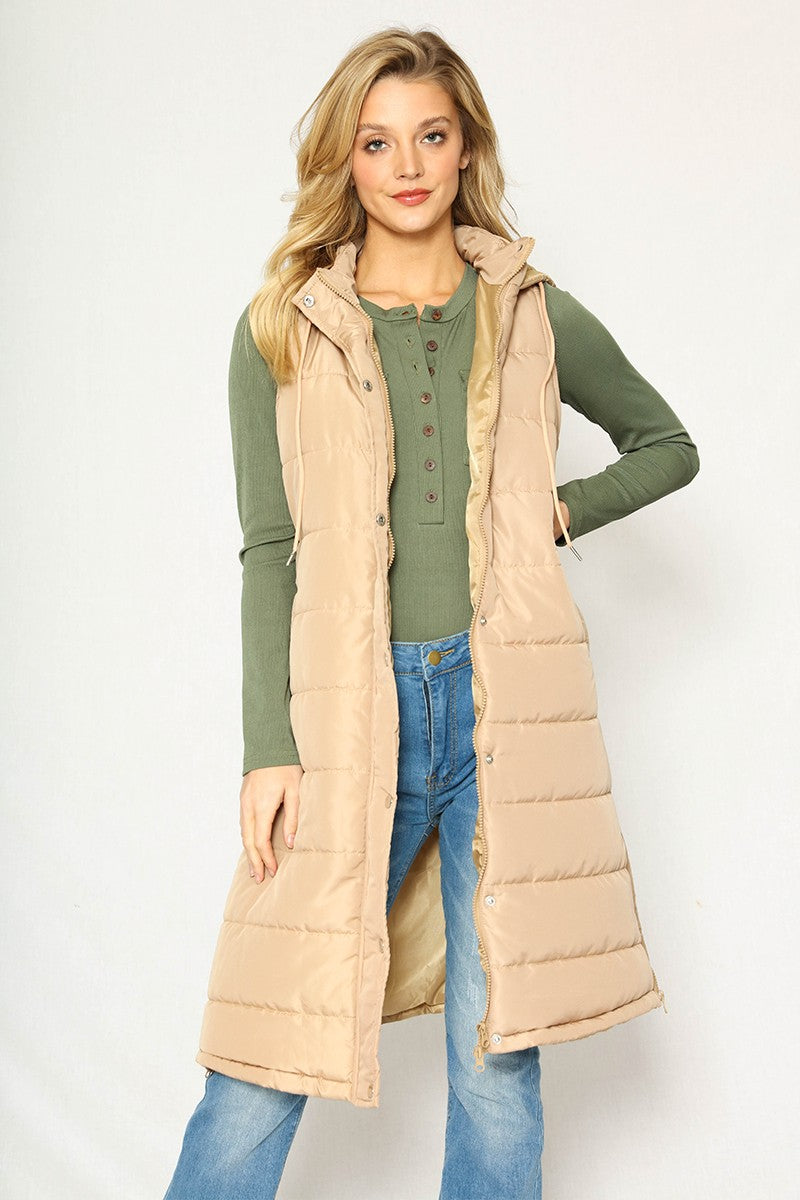 Long Puffer Vest