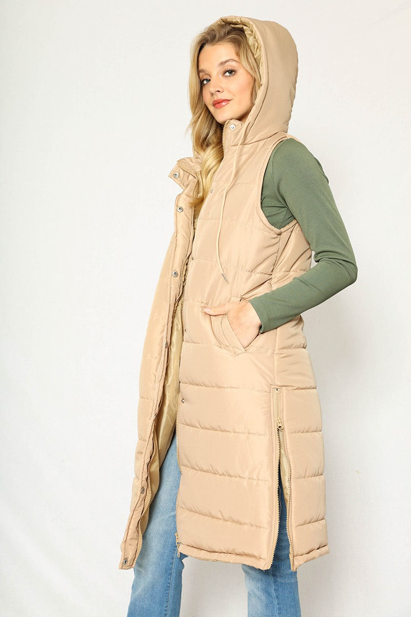 Long Puffer Vest