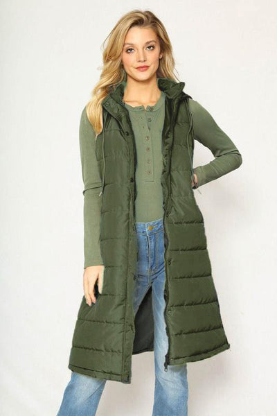 Long Puffer Vest