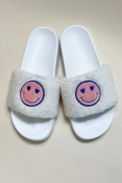 Novelty Sherpa Slides - Miss Sparkling