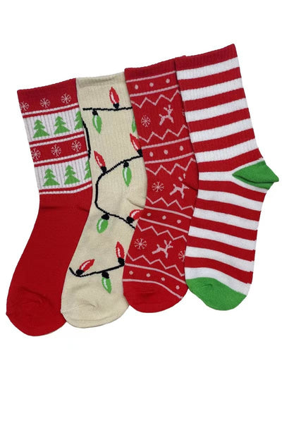 Novelty Holiday Socks - Miss Sparkling