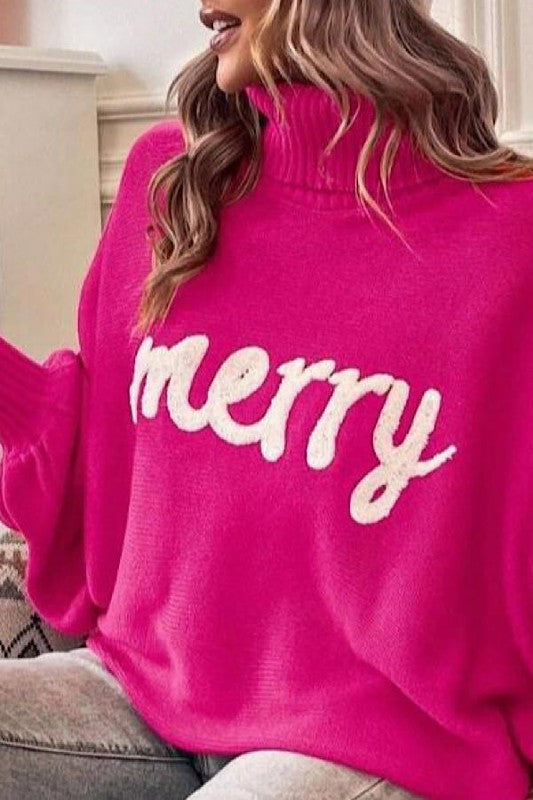 Turtleneck holiday sweater