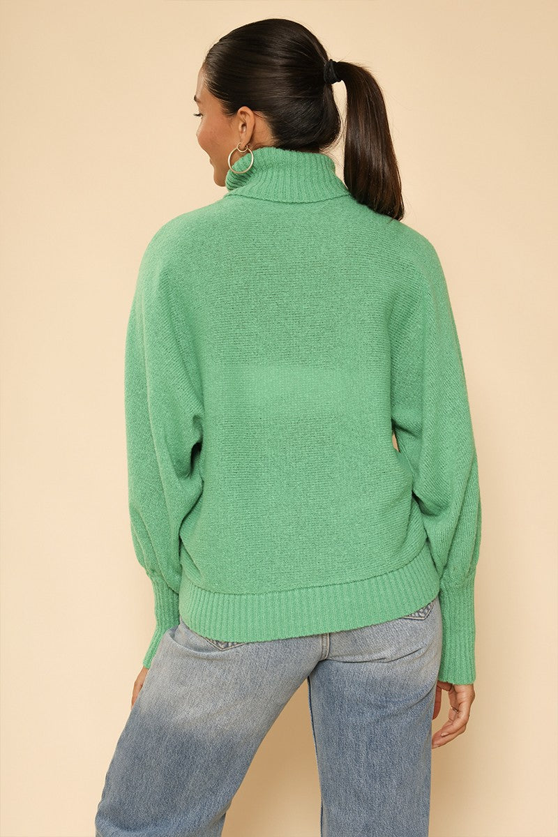 Turtleneck holiday sweater - Miss Sparkling