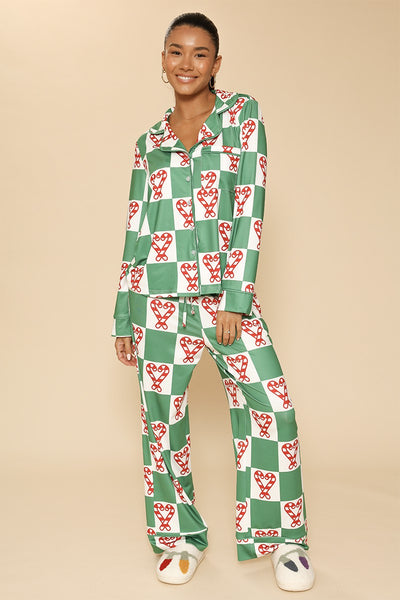 Holiday Christmas pajama set - Miss Sparkling