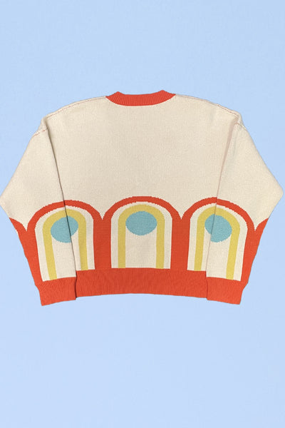 Retro Arch Cardigan - Miss Sparkling