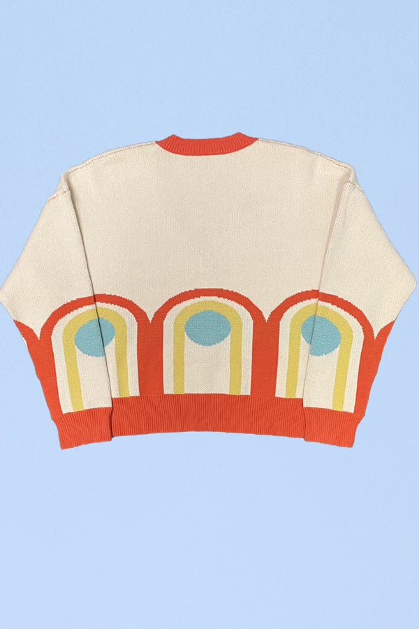 Retro Arch Cardigan - Miss Sparkling