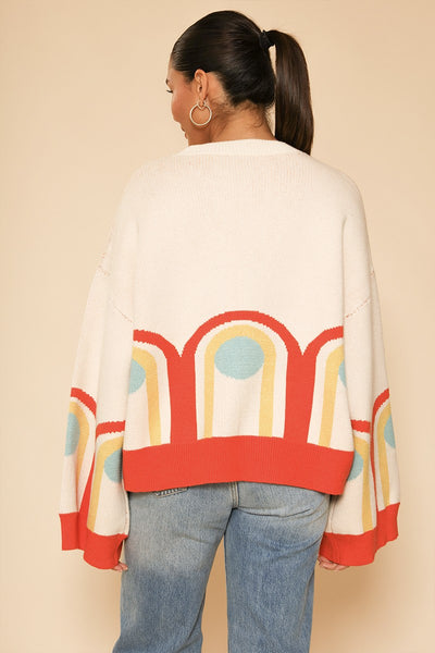 Retro Arch Sweater - Miss Sparkling
