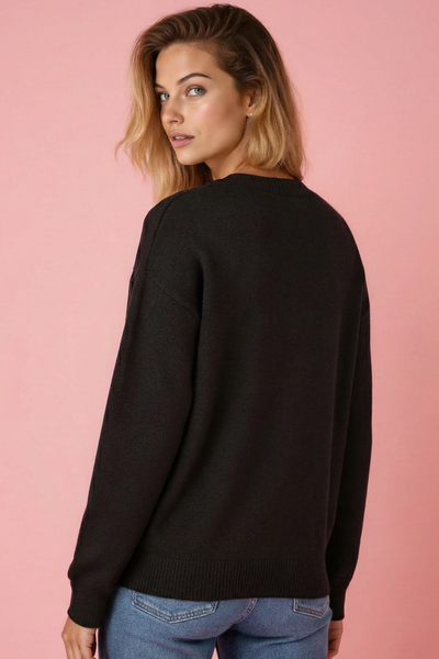 Love Club Heart Knit Sweater