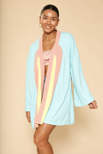 Retro arch terry cloth novelty robe - Miss Sparkling