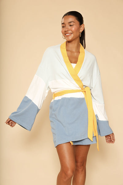 Sunset terry cloth novelty robe - Miss Sparkling