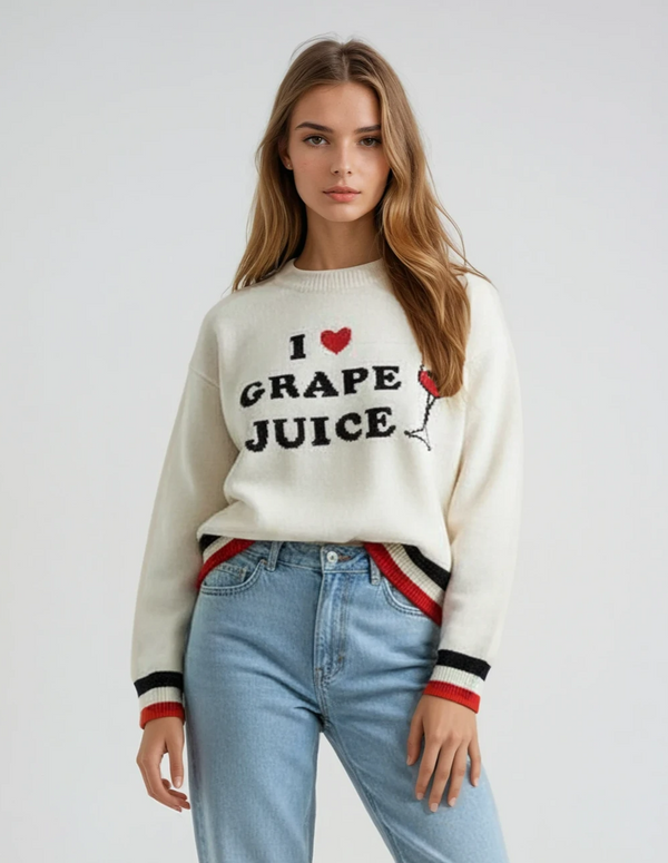 Grape Juice Sweater