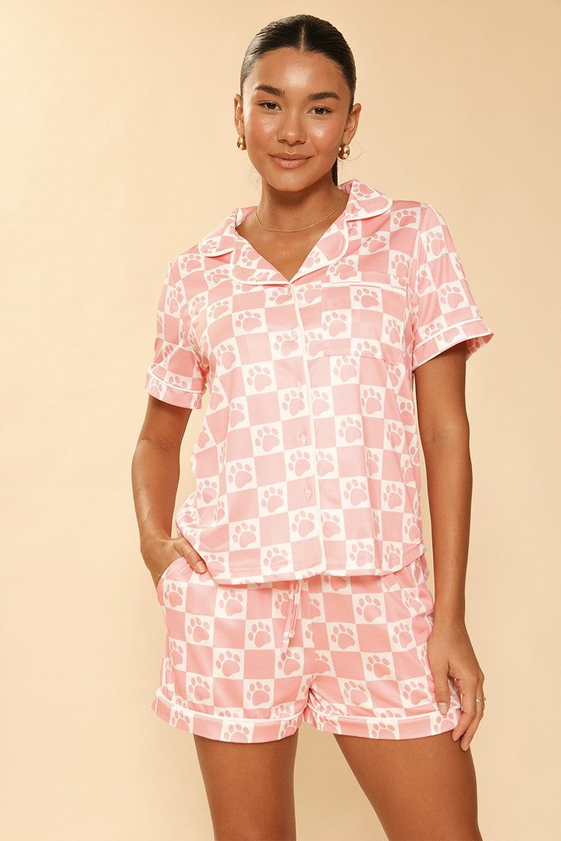 Novelty 2 piece pajama set - Miss Sparkling