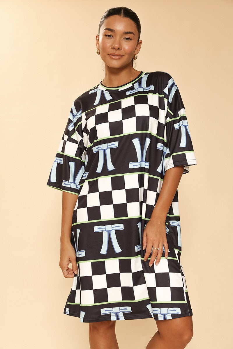 Night gown t-shirt dress - Miss Sparkling