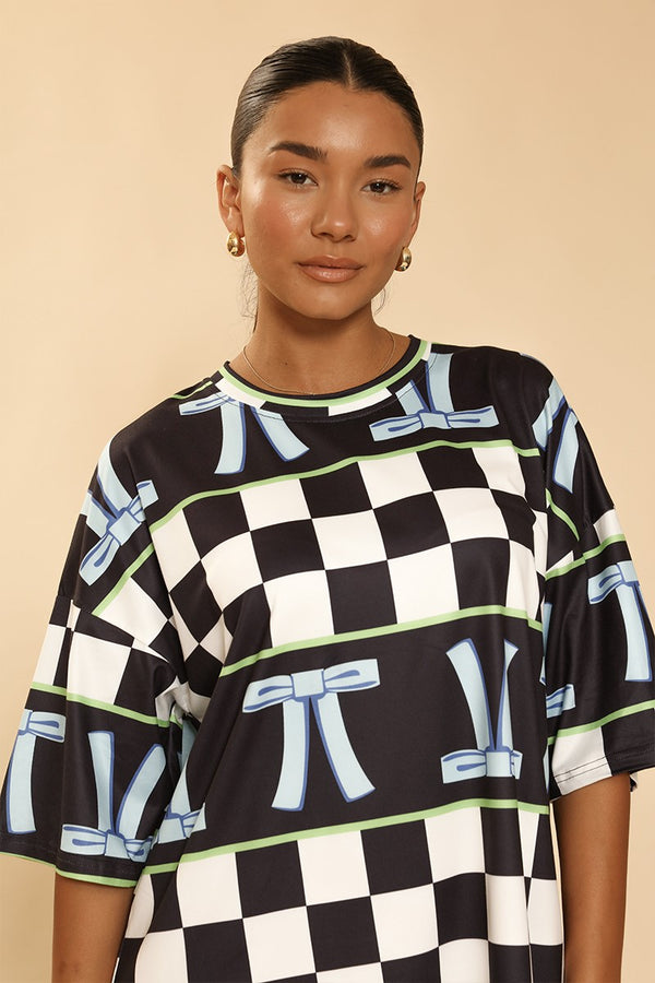 Night gown t-shirt dress - Miss Sparkling