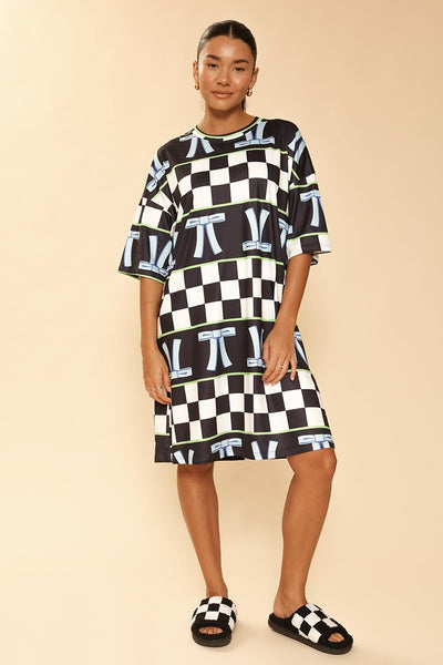 Night gown t-shirt dress - Miss Sparkling