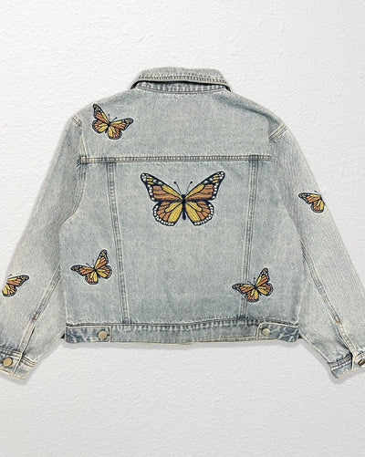 Monarch denim jacket - Miss Sparkling