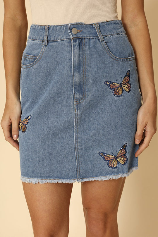 Monarch denim skirt - Miss Sparkling