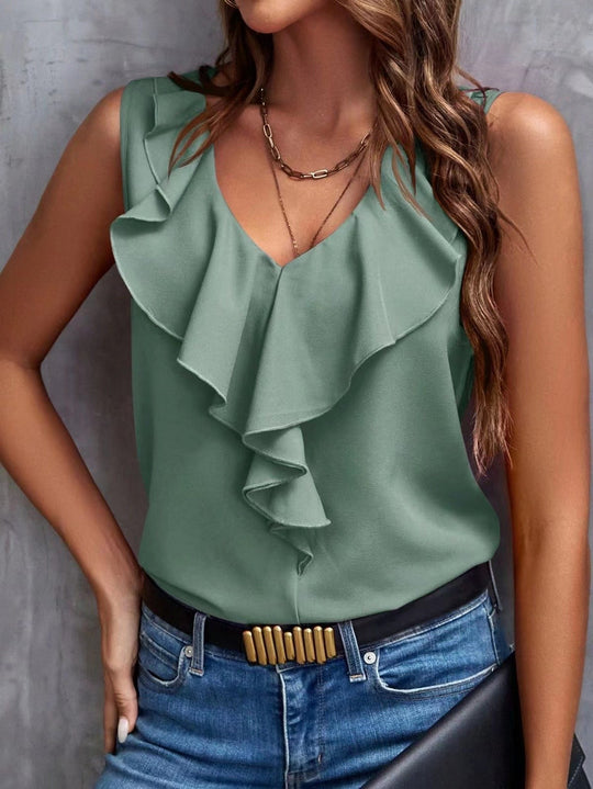 Ruffle Tank Top