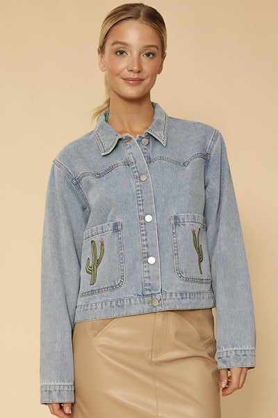 Cactus denim jacket