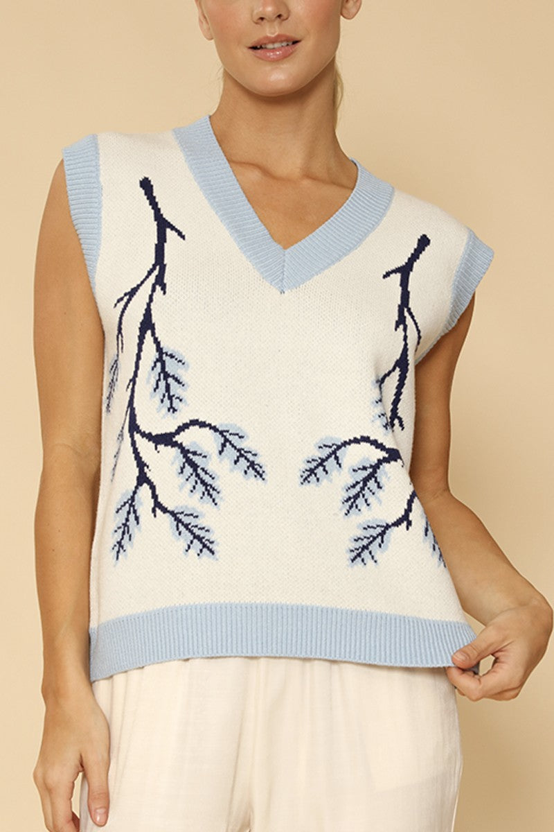 Branch sweater vest