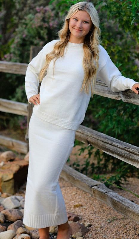 Knit lounge set