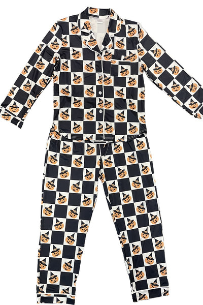 Halloween two piece pajama set