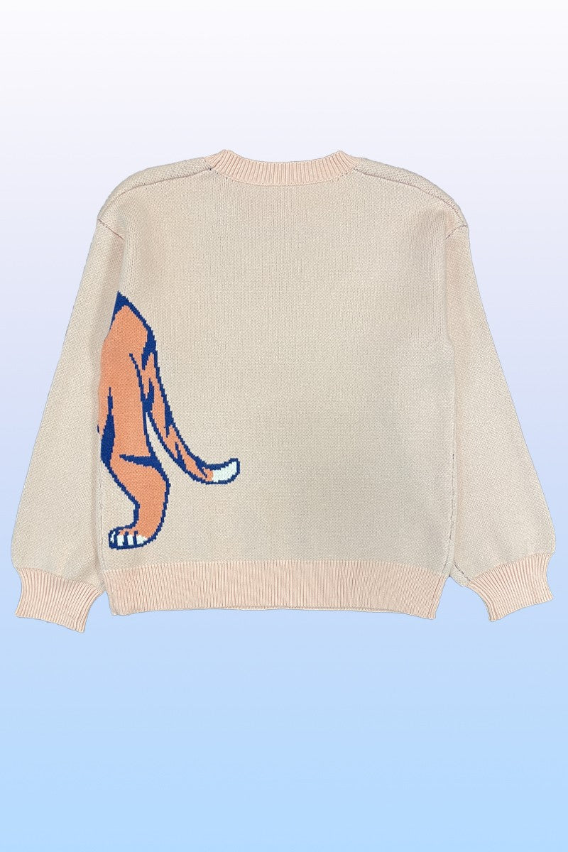 Tiger knit sweater