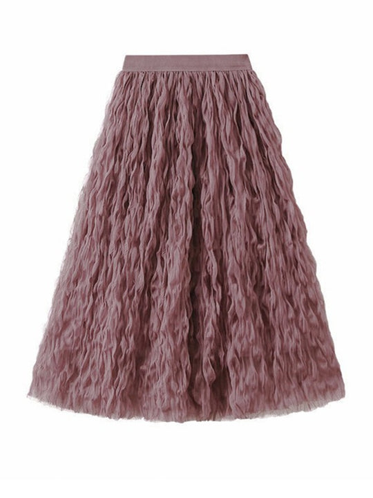 Midi Mesh Skirt