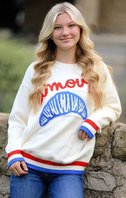 Amour Croissant Sweater