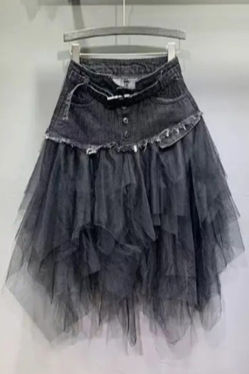 Denim Tutu Skirt