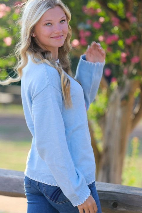 Cherry Blossom Knit Sweater