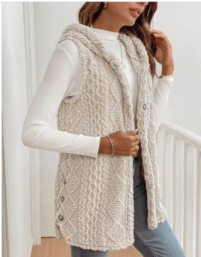 Hooded Fleece Vest