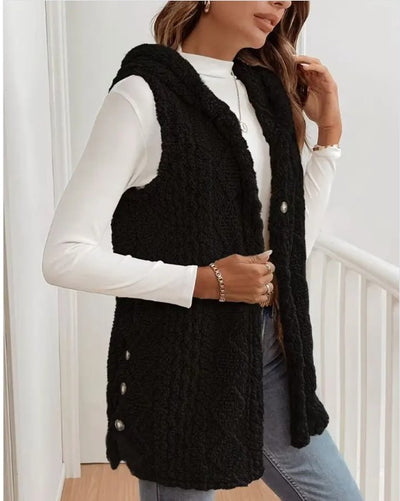 Hooded Fleece Vest