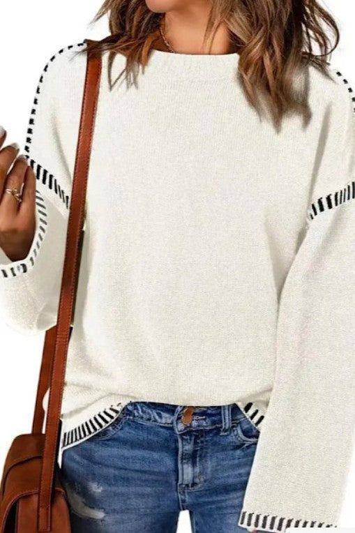 Cable Knit Pullover Sweater