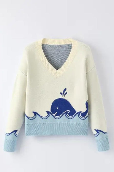 Whale Knit Sweater