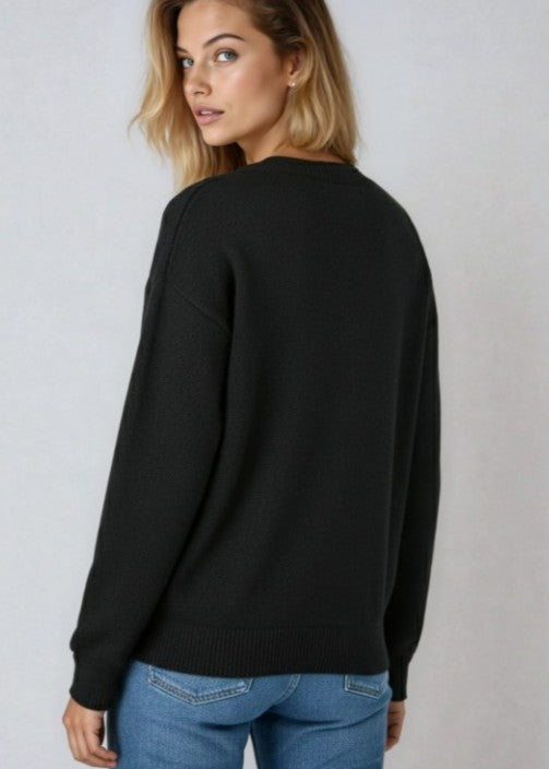 Love Club Heart Knit Sweater