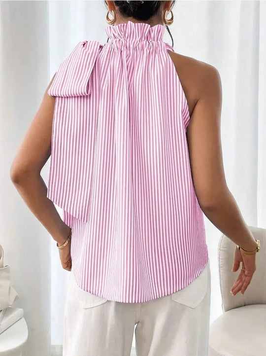 Striped Halter Top