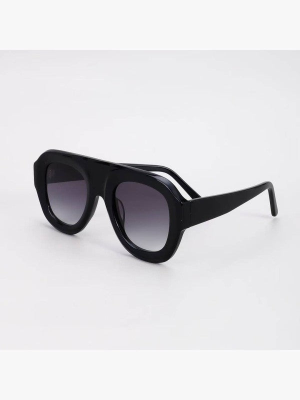 Miss Sparkling Retro Oversized Square Sunglasses