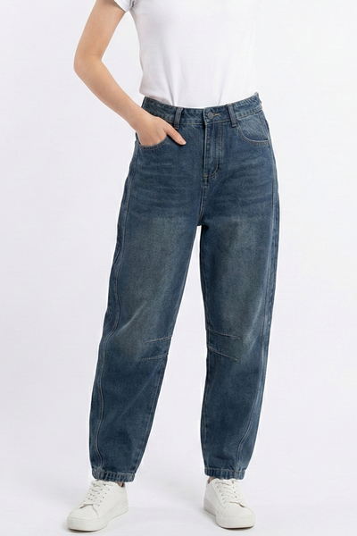 Barrel denim jeans