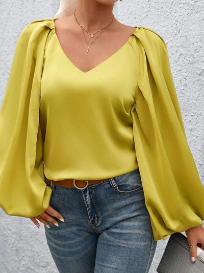 Lantern Sleeve Blouse