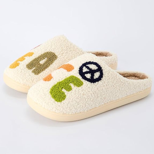 Icon Print Slippers