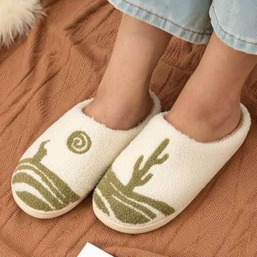 Cactus Garden Slippers